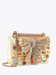 Kurt Geiger London Gold Bow Small Shoreditch Bag - Image 2 of 5