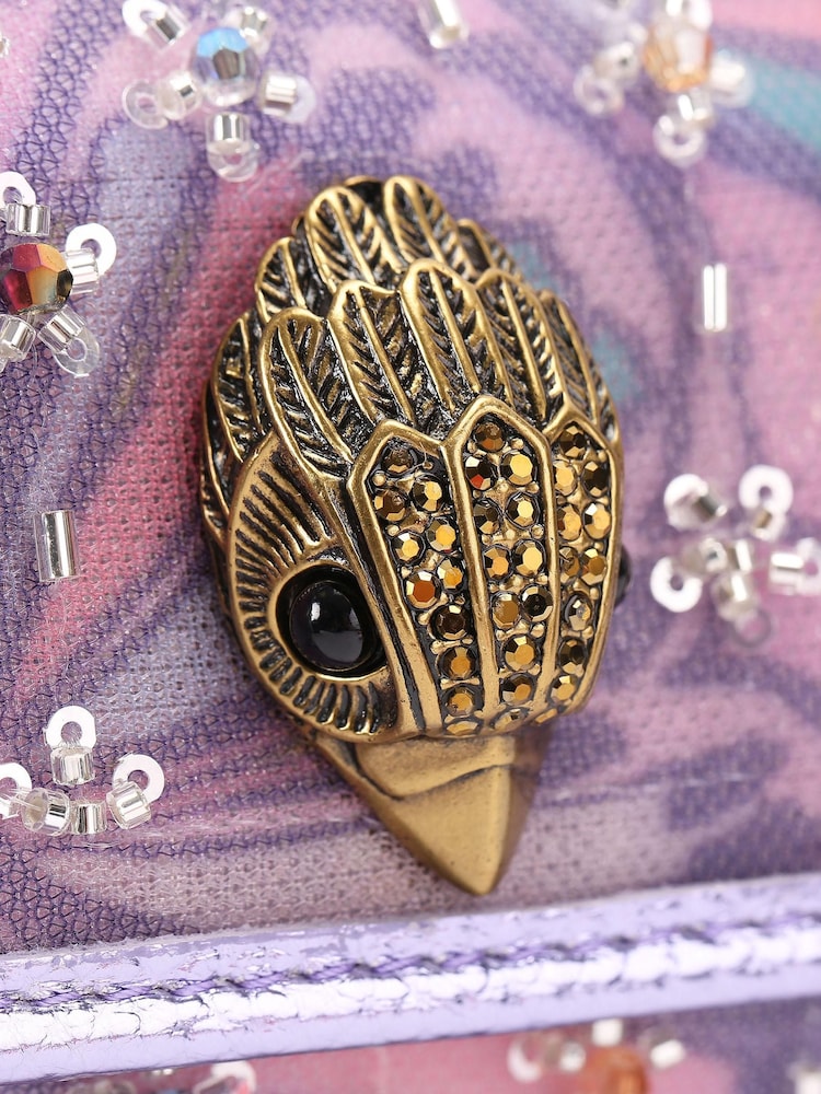 Kurt Geiger London Lilac Mini Kensington Bag - Image 4 of 4