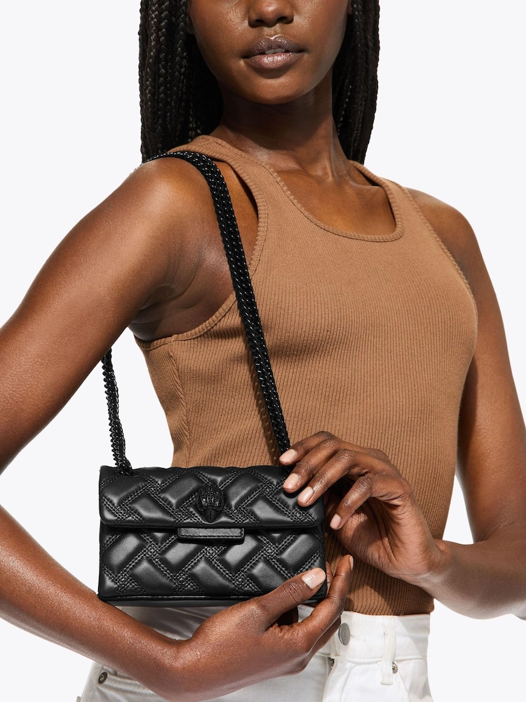 Kurt Geiger London Black Kensington Drench 17 Bag - Image 5 of 5