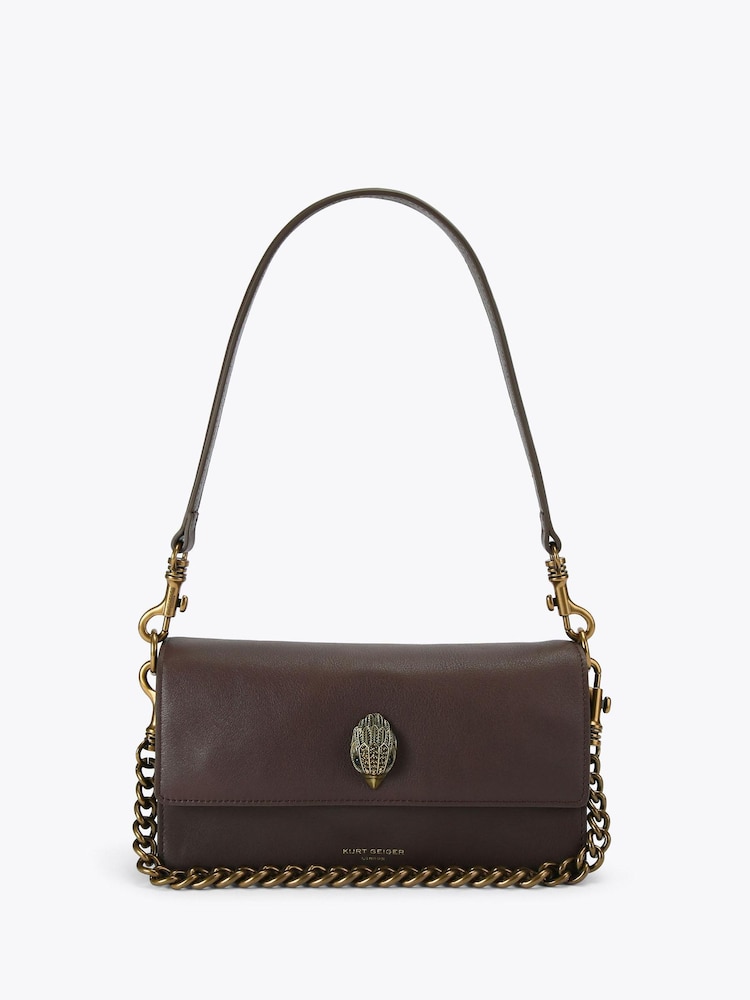Kurt Geiger London Brown Sloane Soft Shoulder Bag - Image 2 of 5