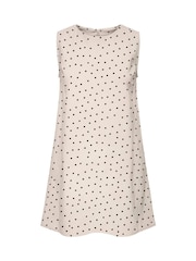 ONLY Cream Polka Dot Sleeveless Short Dress - Image 5 of 6