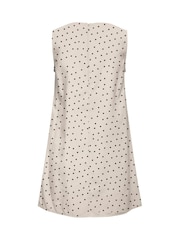 ONLY Cream Polka Dot Sleeveless Short Dress - Image 6 of 6