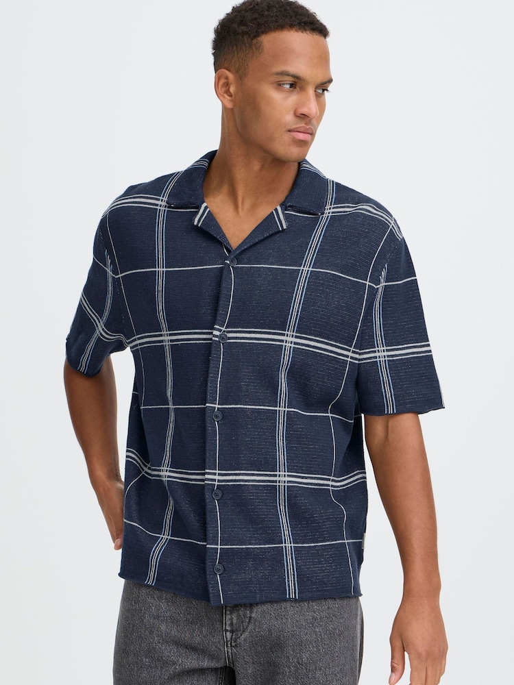 Blend Blue Bredo Knit Shirt - Image 1 of 8