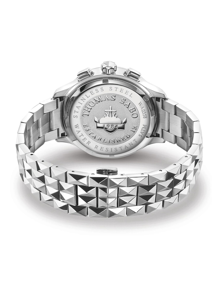 Thomas Sabo Black and Silver Watch - Image 2 of 2