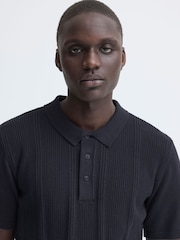 Blend Blue Baron Knitted Polo Shirt - Image 3 of 7