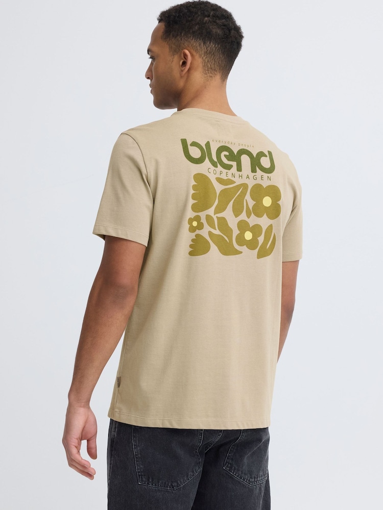 Blend Natural Sun Flower T-Shirt - Image 1 of 9