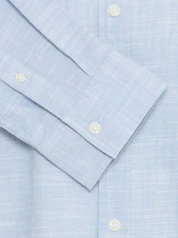 Blend Blue Daris Slub Shirt - Image 8 of 8 Blend Blue Daris Slub Shirt - Image 8 of 8