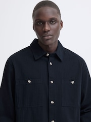 Blend Blue Denny Relaxed Overshirt - Image 4 of 8