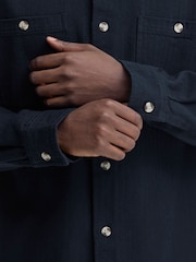 Blend Blue Denny Relaxed Overshirt - Image 5 of 8