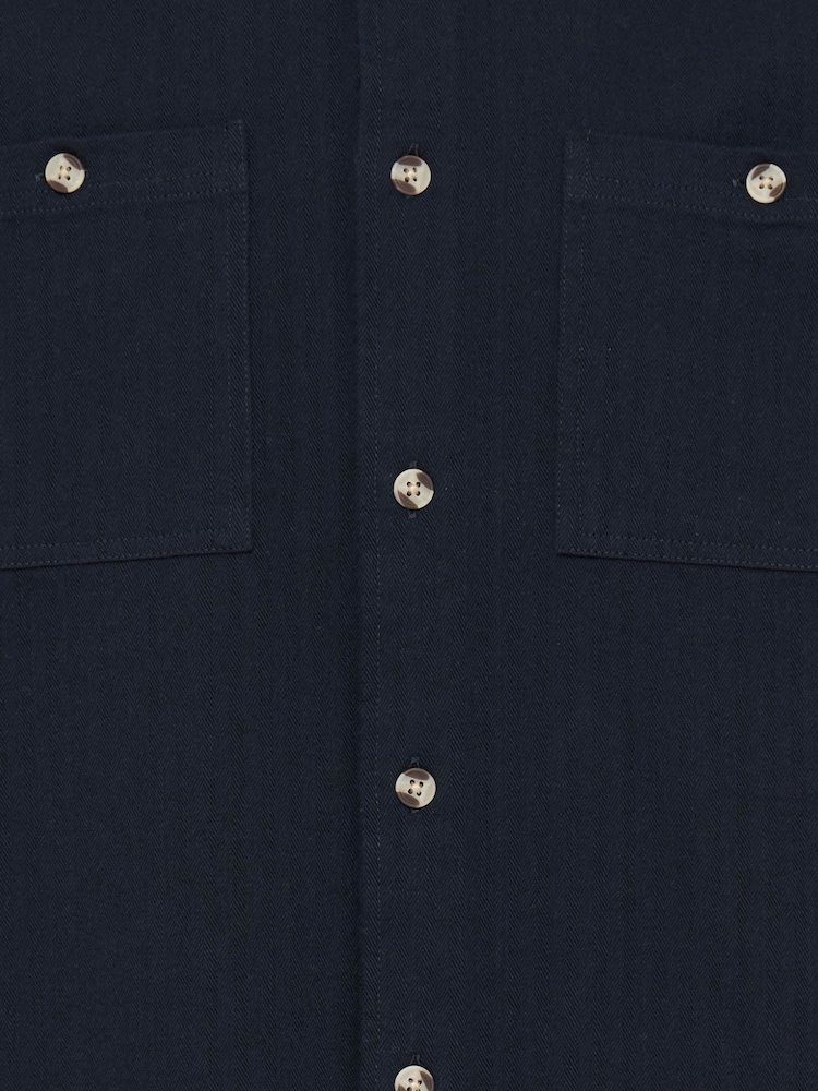 Blend Blue Denny Relaxed Overshirt - Image 8 of 8