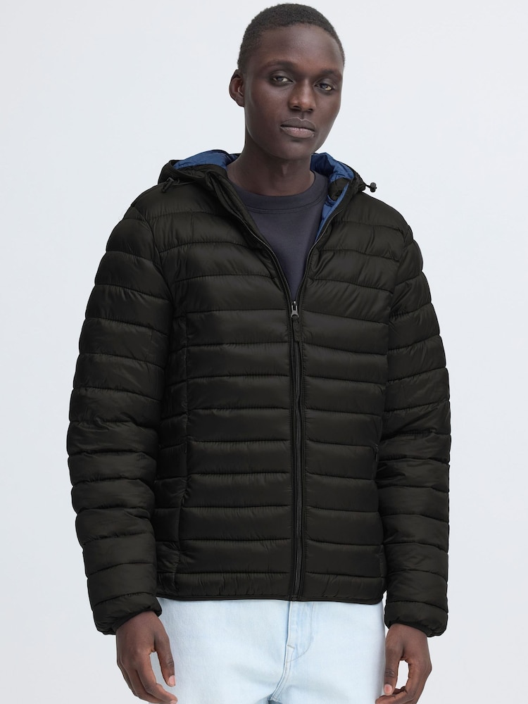 Blend Black Romsey Hooded Puffer Coat - Image 1 of 7
