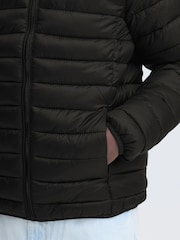 Blend Black Romsey Hooded Puffer Coat - Image 4 of 7