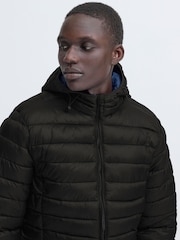 Blend Black Romsey Hooded Puffer Coat - Image 5 of 7