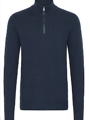 Blend Blue Bartel Half Zip Jumper - Image 6 of 8