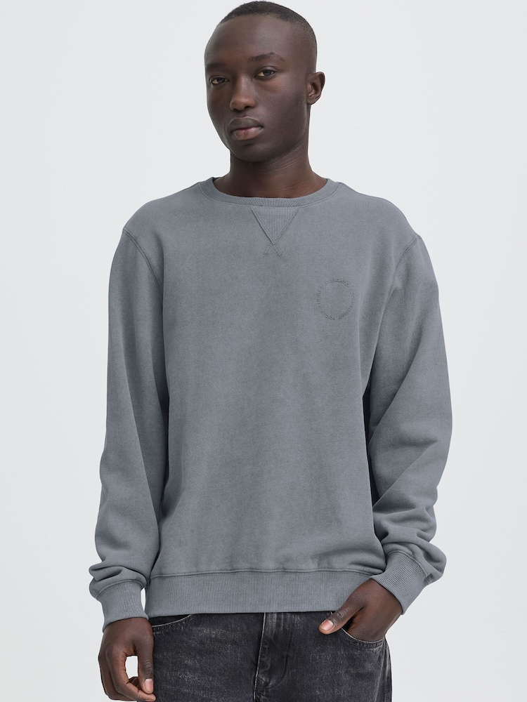 Blend Grey Factor Crew Neck Sweatshirt - Image 1 of 7
