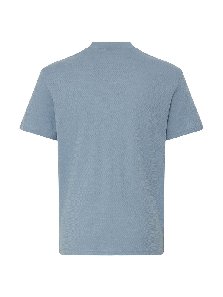 Blend Blue Eskild Knit Collard Polo Shirt - Image 7 of 7 Blend Blue Eskild Knit Collard Polo Shirt - Image 7 of 7