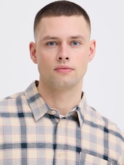 Blend Grey Devon Check Shirt - Image 4 of 6