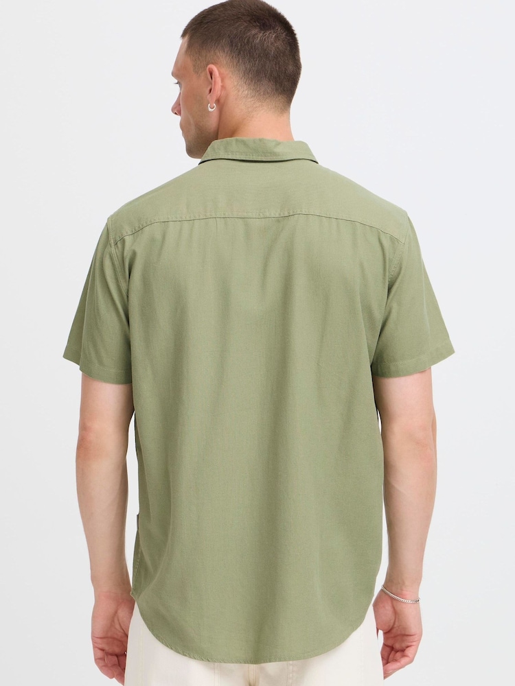 Blend Green Bobby Linen Shirt - Image 2 of 8