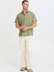 Blend Green Bobby Linen Shirt - Image 3 of 8