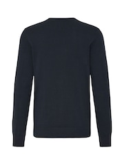 Blend Blue Baron Rib Crew Neck Jumper - Image 7 of 8