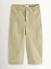Free People Green Laydown Chino Trousers - Image 1 of 1