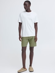 Blend Green Morgan Linen Shorts - Image 3 of 8