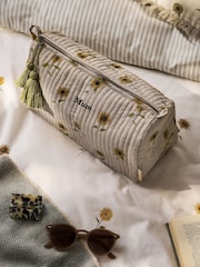 Sophie Allport Natural Mum Sunflower Wash Bag - Image 1 of 2