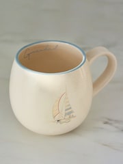 Sophie Allport Natural Grandad Coastal Boats Stoneware Mug - Image 1 of 3