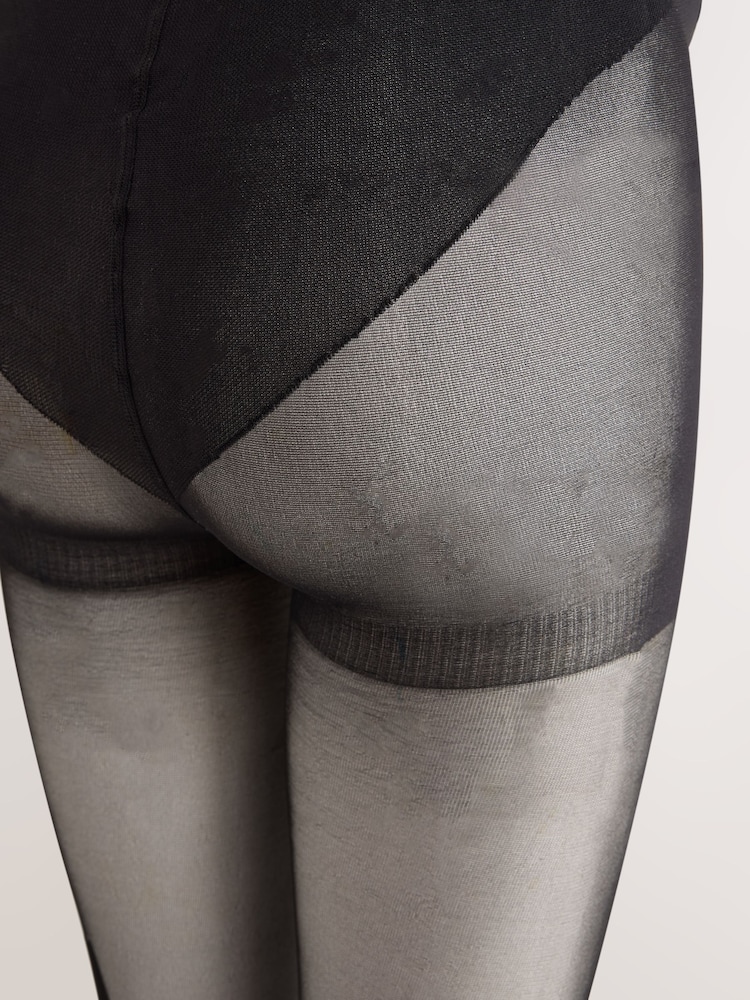 Black 20 Denier Matt Finish Sheer Maternity Tights - Image 4 of 4 Black 20 Denier Matt Finish Sheer Maternity Tights - Image 4 of 4