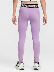 Nike Violet Purple Pro Mid-Rise Leggings - Image 2 of 3