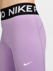 Nike Violet Purple Pro Mid-Rise Leggings - Image 3 of 3