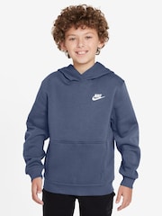 Nike Diffused Blue Club Fleece Pullover Hoodie - Image 1 of 3