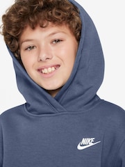 Nike Diffused Blue Club Fleece Pullover Hoodie - Image 3 of 3