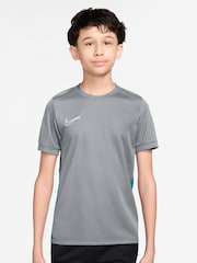 Nike Wolf Grey Academy 25 Dri-FIT Football T-Shirt - Image 1 of 3