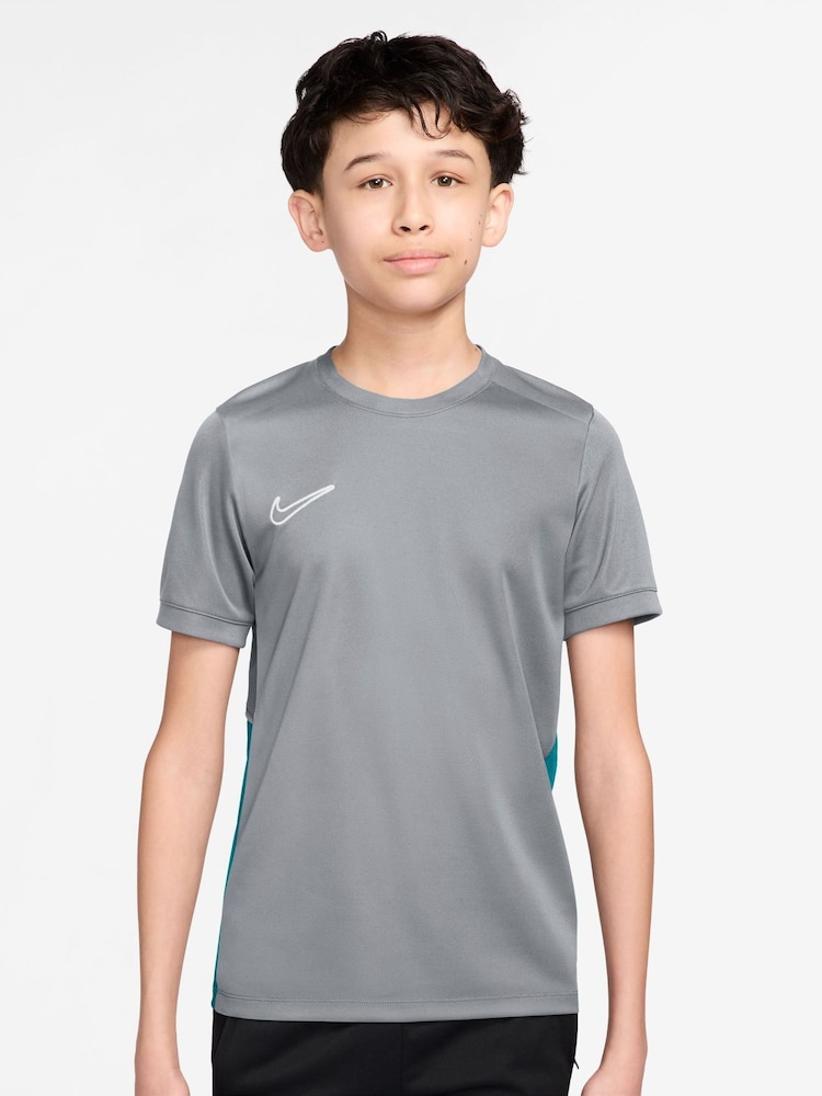 Nike Wolf Grey Academy 25 Dri-FIT Football T-Shirt - Image 1 of 3 Nike Wolf Grey Academy 25 Dri-FIT Football T-Shirt - Image 1 of 3