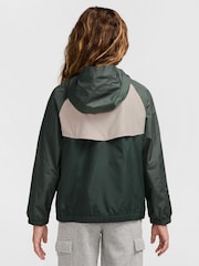 Nike Camo Green Sportswear Windrunner Hooded Repel Jacket - Image 2 of 3