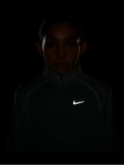Nike Camo Green Tempo Dri-FIT Long-Sleeve Half-Zip Top - Image 4 of 4