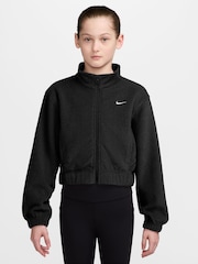 Черный - Флисовая куртка на молнии Nike Pro Therma-FIT - Изображение 1 3