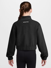 Черный - Флисовая куртка на молнии Nike Pro Therma-FIT - Изображение 2 3