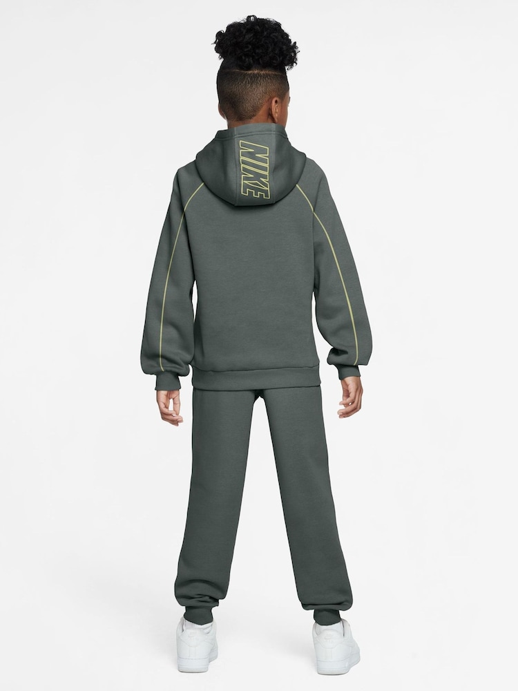 Nike Camo Green Club Hoodie & Jogger Set - Image 2 of 3 Nike Camo Green Club Hoodie & Jogger Set - Image 2 of 3