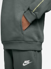 Nike Camo Green Club Hoodie & Jogger Set - Image 3 of 3