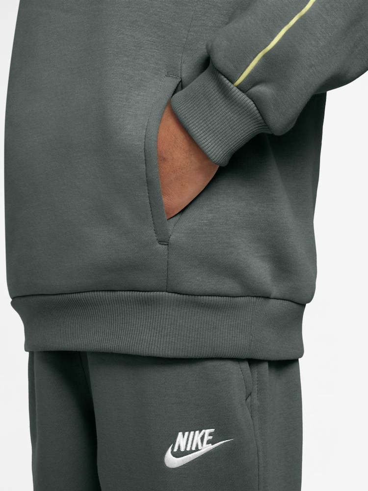 Nike Camo Green Club Hoodie & Jogger Set - Image 3 of 3 Nike Camo Green Club Hoodie & Jogger Set - Image 3 of 3