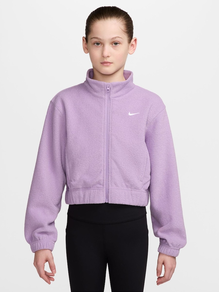 Фиолетовый - Флисовая куртка на молнии Nike Pro Therma-FIT - Изображение 1 3