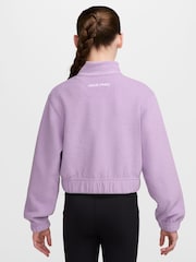 Фиолетовый - Флисовая куртка на молнии Nike Pro Therma-FIT - Изображение 2 3