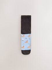 Pastel Vaca Altoland Hamish - Pack de 5 pares de calcetines tobilleros con detalle en la planta - Imagen 4 de 8