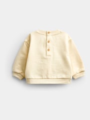 JoJo Maman Bébé Cream Woodland Sweatshirt & Leggings Set - Image 3 of 6