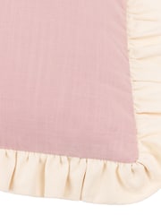 Wylder Petal/Vintage Cream Effie Cotton Ruffle Fibre Filled Cushion - Image 4 of 4