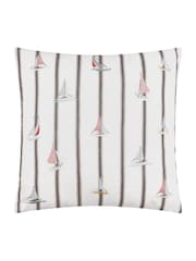 Wylder Ecru Abersoch Regatta Feather Filled Cushion - Image 4 of 6