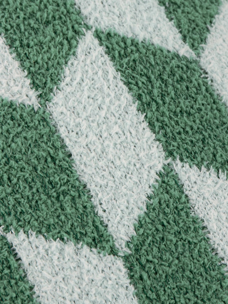 Furn Good For You Green Olsen Geometric Fibre Filled Cushion - Image 5 of 5 Furn Good For You Green Olsen Geometric Fibre Filled Cushion - Image 5 of 5