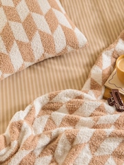 Furn Living In Neutral Olsen Geometric Feather Filled Cushion - Image 2 of 5